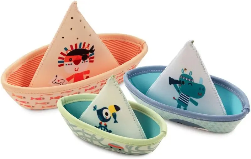 Barcos para baño jungla - Lilliputiens 83288