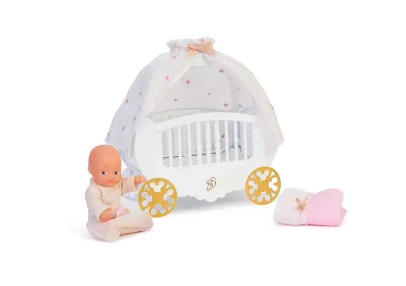 Barriguitas Cuna Luxury + muñeco - Famosa 700017219