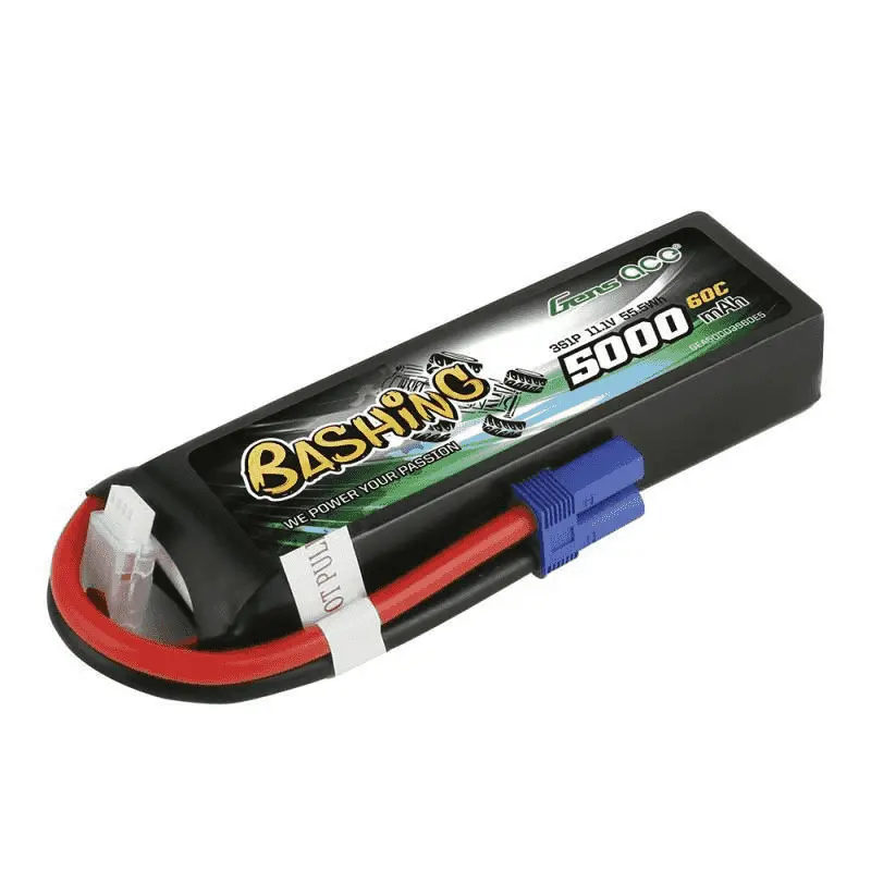 Bateria 11.1V GensAce 60C 5000 mah. EC5