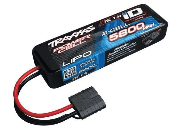 Bateria 7.4V 2S 25C 5800 mah. Traxxas