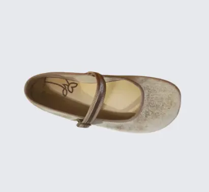 Batilas Merceditas taupe hebilla terciopelo