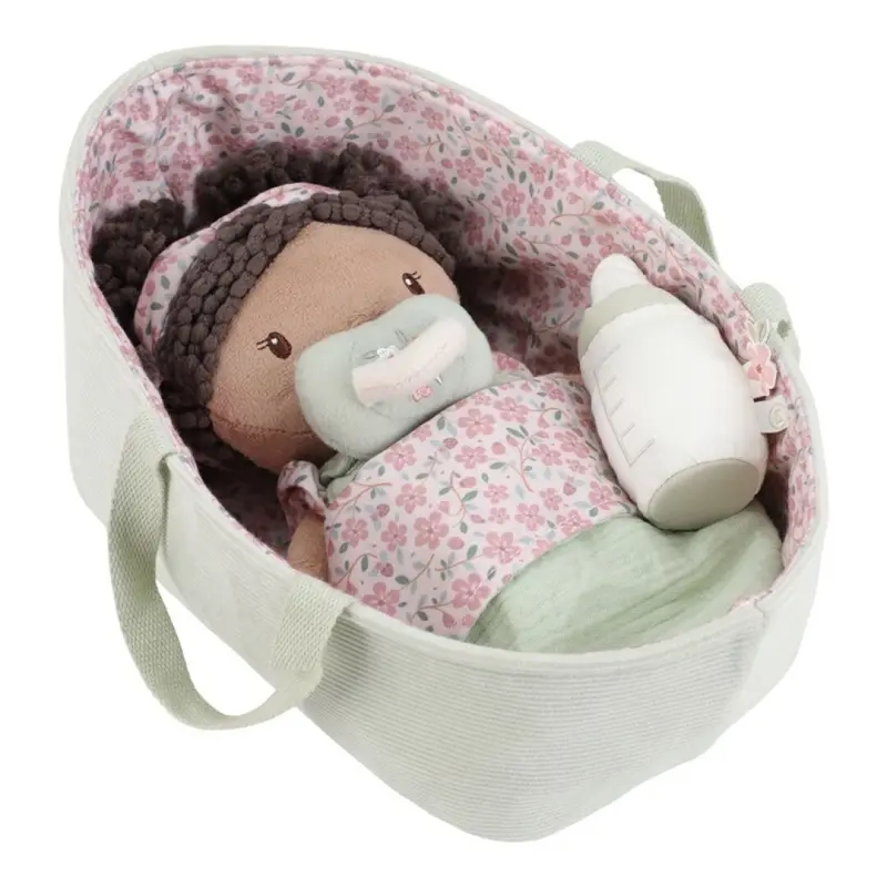Bebé Muñeca Evie canastilla Little Dutch