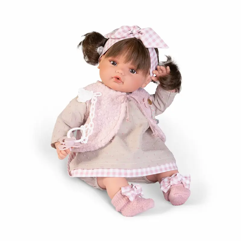 Beni Lloro Chaleco Borreguillo 42cm Mecanismo Llanto Coqueta (16382)
