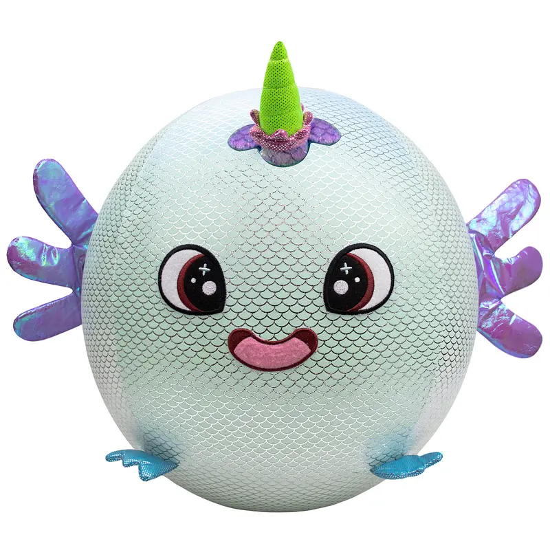 Biggies Peluche hinchable XXL ajolote brillante