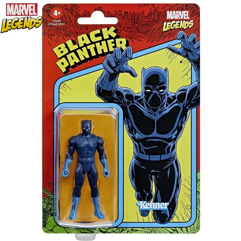 Black Panther Marvel Legends Hasbro Colección Retro 375