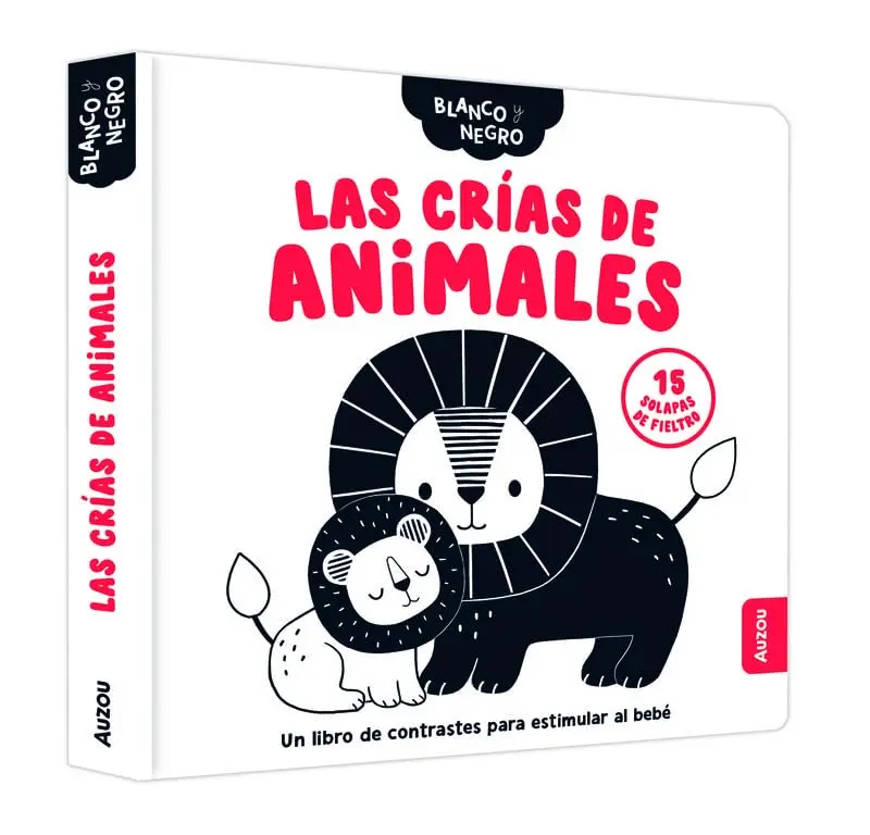 Blanco y Negro, Las Crías de Animales - Auzou