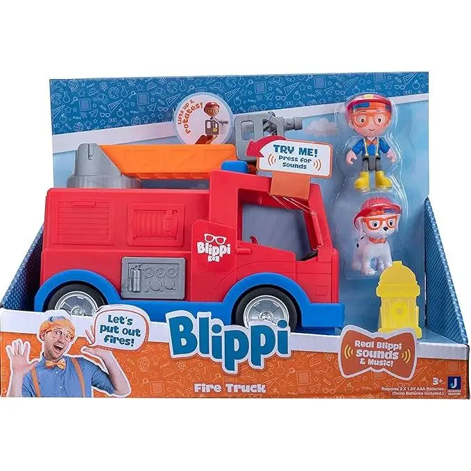Blippi Camión de Bomberos – Juguete Educativo y Divertido para Niños