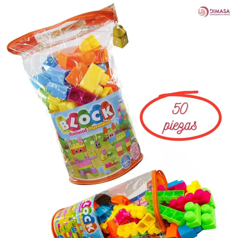 Bloques de construccion 50 piezas
