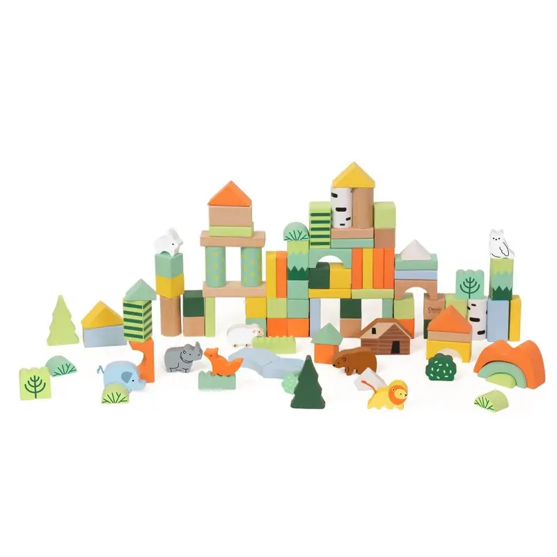 Bloques de construcción Bosque (100 piezas)
