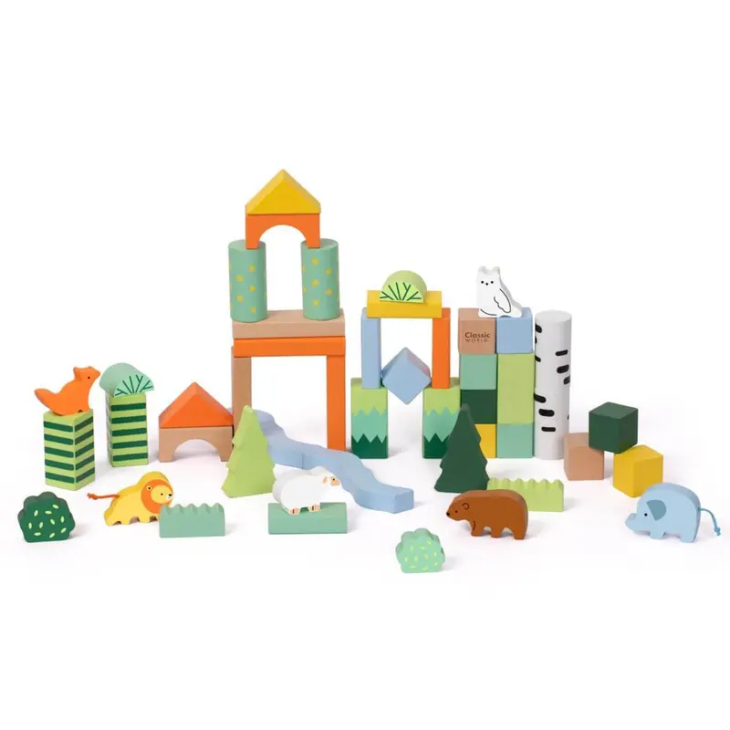 Bloques de construcción Bosque (50 piezas)