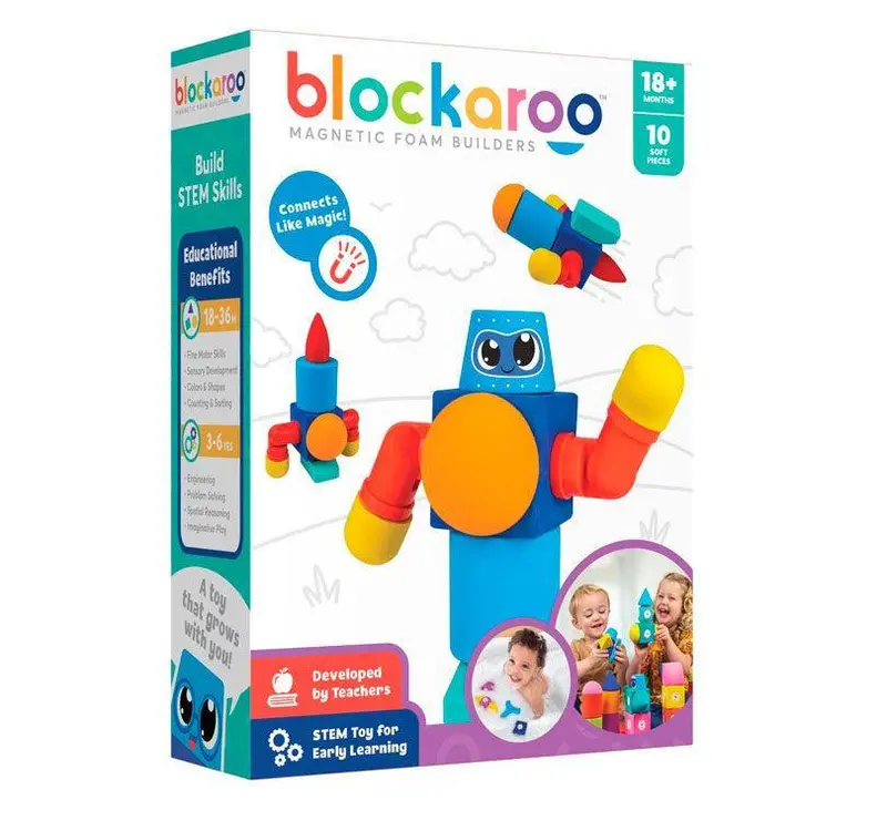 Bloques Magneticos de espuma Robot