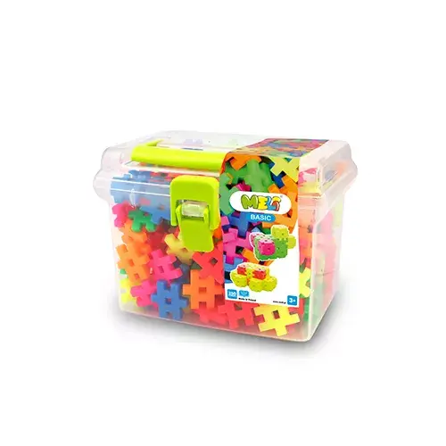Bloques MELI - BASIC TRAVEL BOX 250 piezas NEÓN
