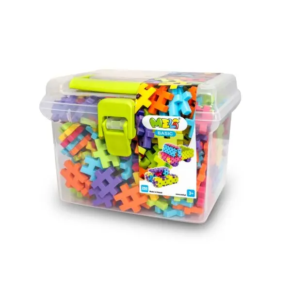 Bloques MELI - BASIC TRAVEL BOX 250 piezas