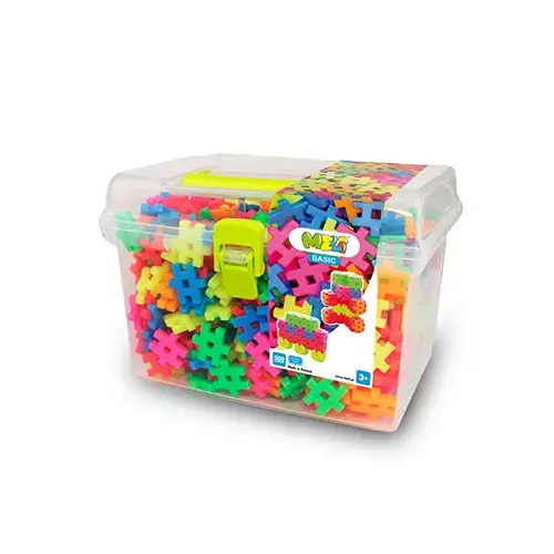 Bloques MELI - BASIC TRAVEL BOX 500 piezas NEÓN