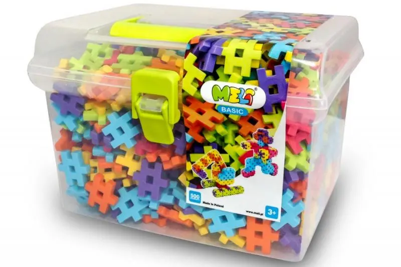 Bloques MELI - BASIC TRAVEL BOX 500 piezas