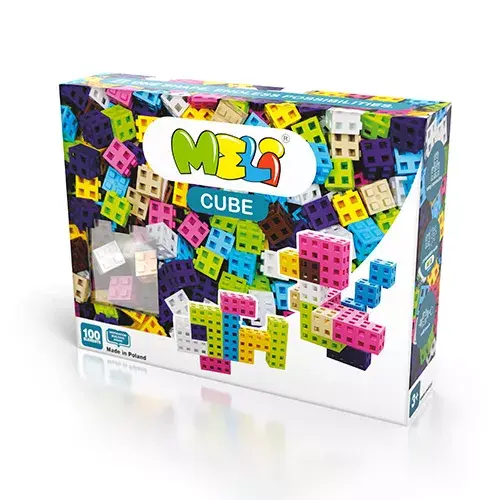 Bloques Meli CUBE PASTEL 100 piezas