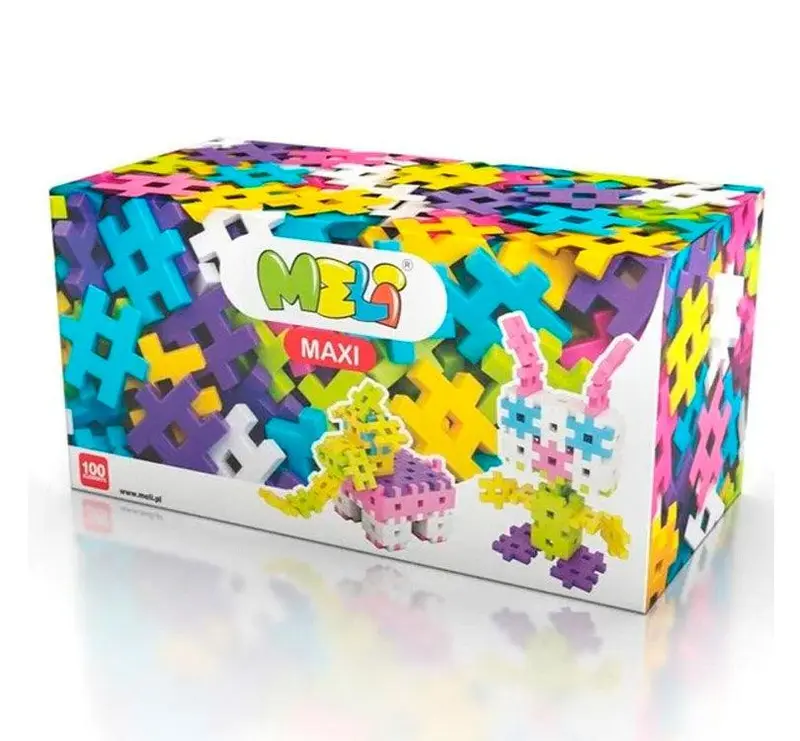 Bloques MELI Maxi 100 pastel piezas