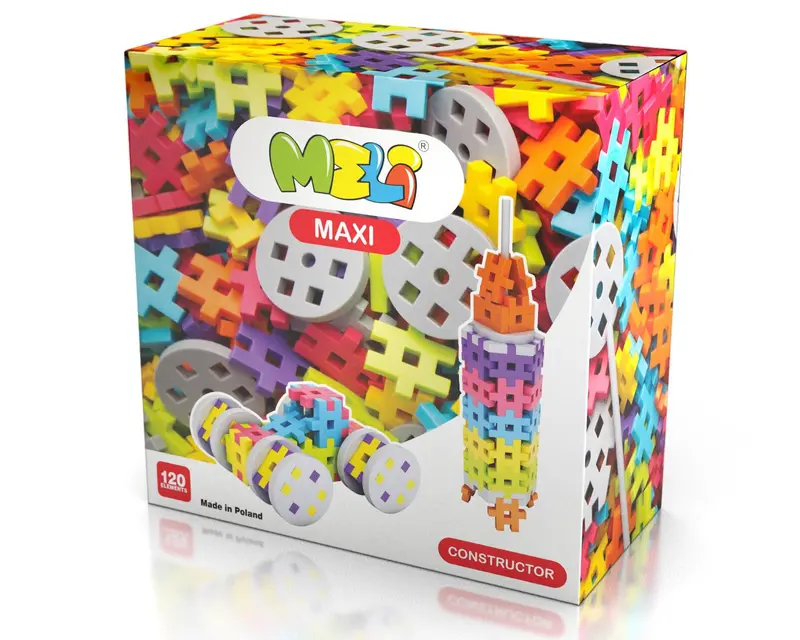 Bloques MELI - MAXI CONSTRUCTOR 120 piezas
