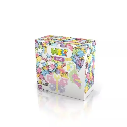 Bloques MELI - MINIS 400 piezas PASTEL