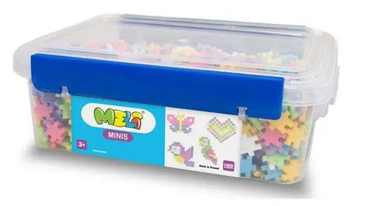Bloques MELI - MINIS EDU 1400 piezas PASTEL