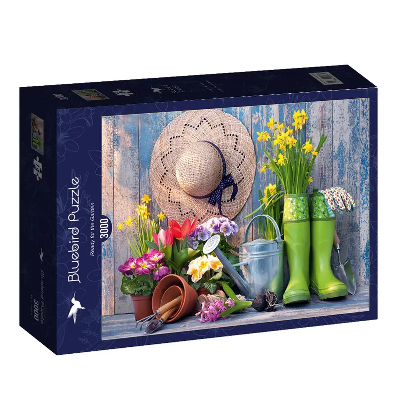 Bluebird Puzzle - Ready for the Garden. 3000 piezas