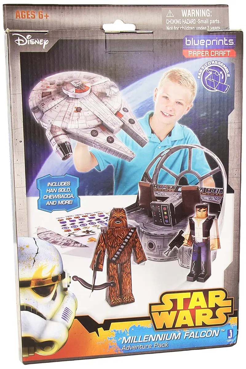 Blueprints, Disney, Star Wars Puzzle 3D Pack Halcón Milenario - Giochi Preziosi 12905