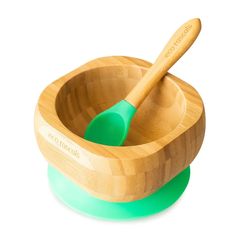 Bol Bambú con cuchara Ecorascals