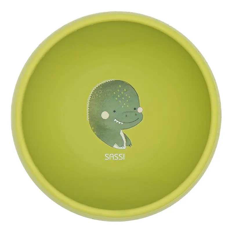Bol de silicona - Cracky el Dinosaurio