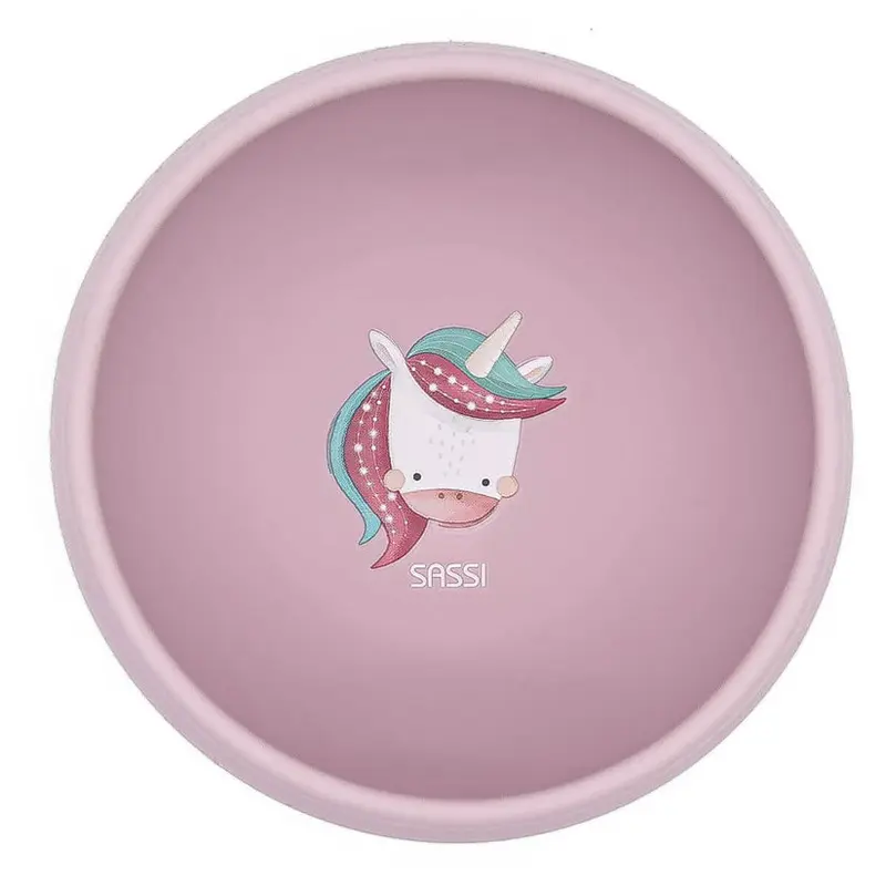 Bol de silicona -Sparkly el Unicornio