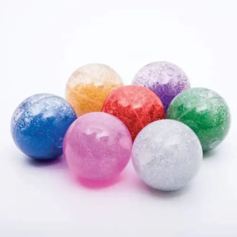 Bolas sensoriales de purpurina Arcoiris