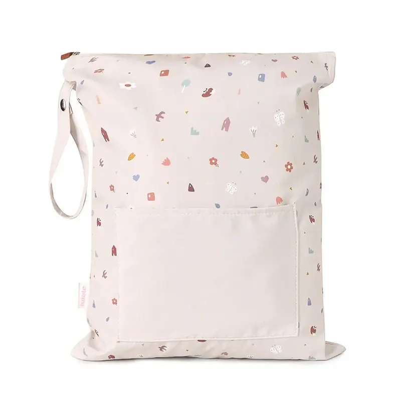 Bolsa Impermeable Grande Geometric Nature Personalizable