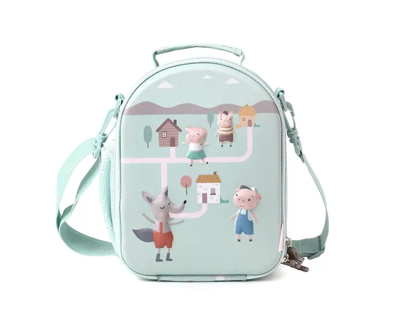 Bolsa Merienda Térmica 3D 3 Cerditos