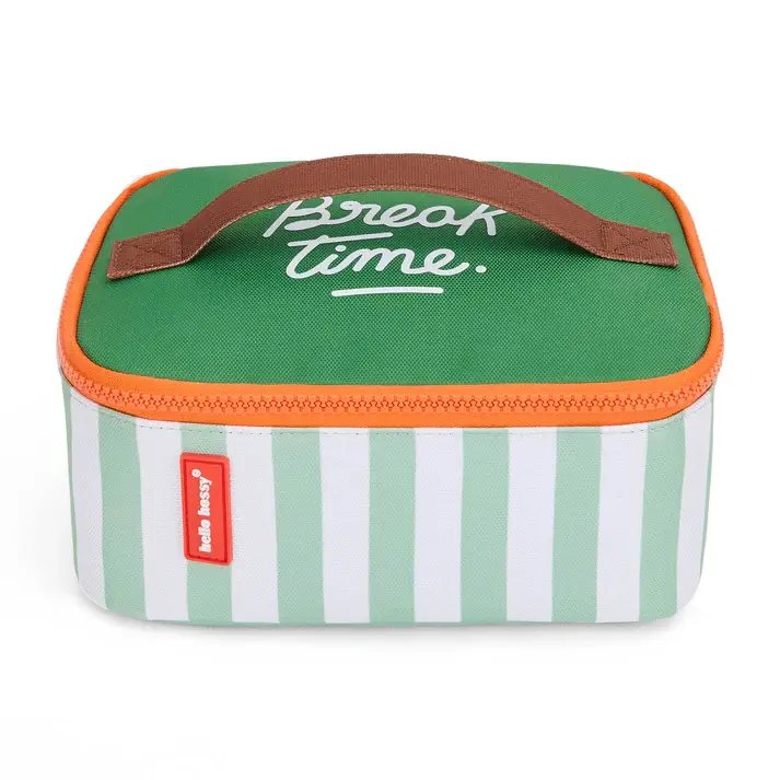 Bolsa termica de almuerzo Green Stripes Hello Hossy