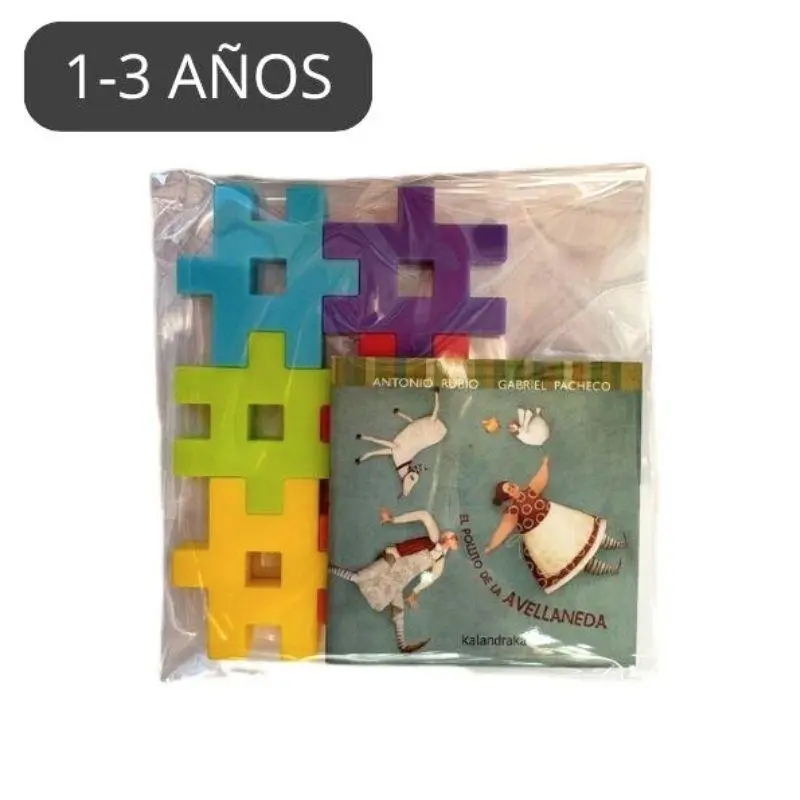 Bolsita cumple Meli Maxi 6 piezas y Minilibro Kalandraka