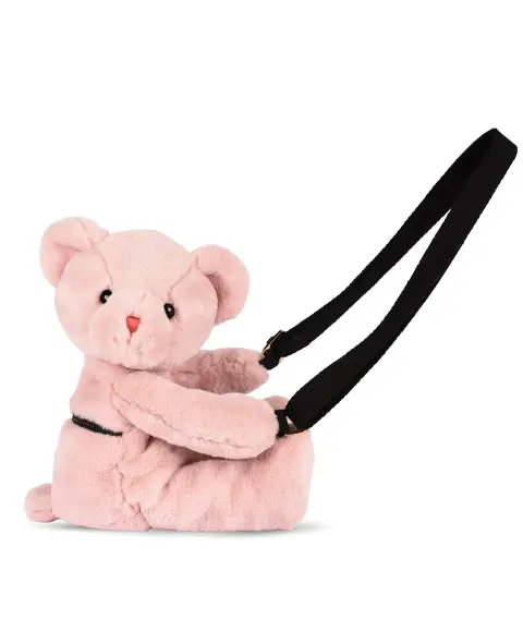Bolsito Oso Rosa Claro - Dou Dou et Compagnie DC4375