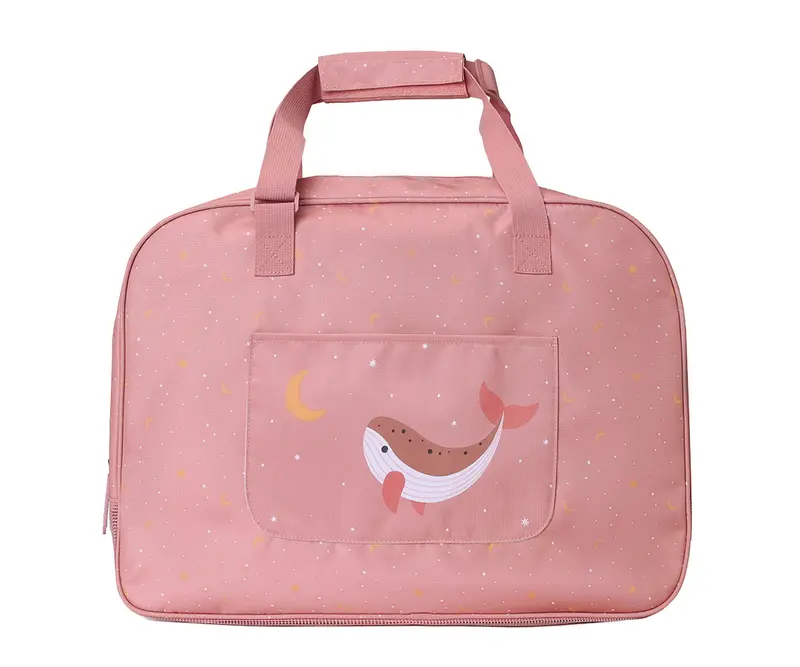 Bolso de playa antiarena Whale Pink