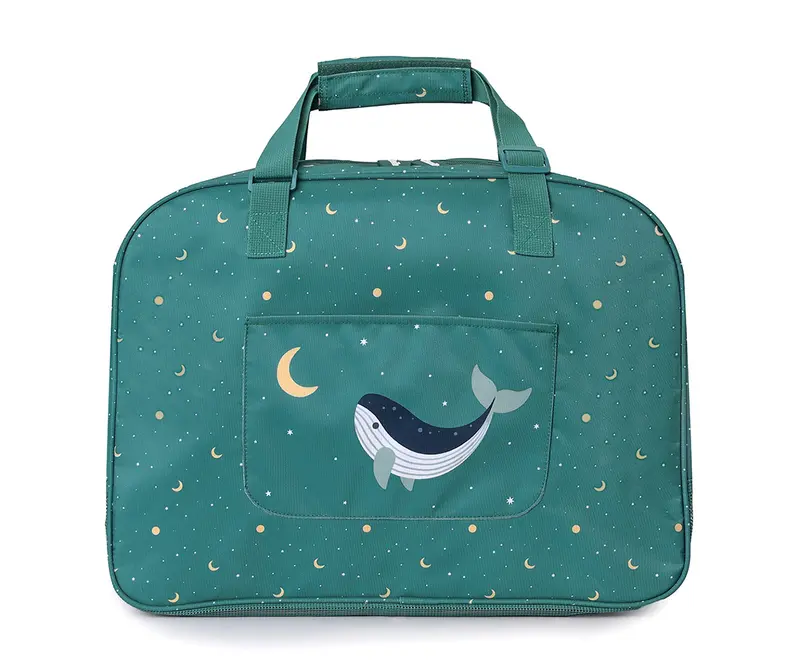 Bolso de playa antiarena Whale Teal