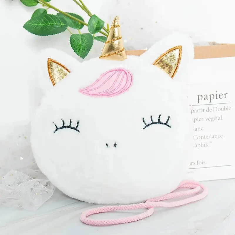 Bolso Unicornio para Niñas - Color Blanco