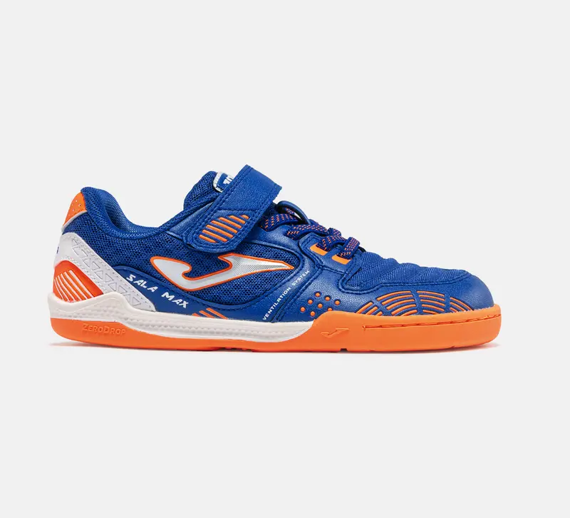 Bota de fútbol sala MAX azul Barefoot - Joma