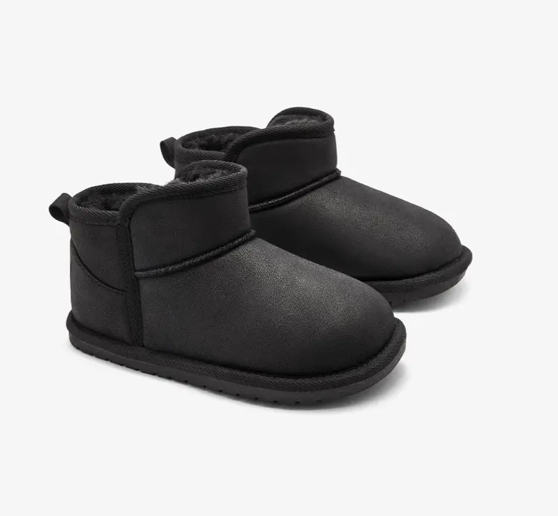 Botas Australianas Bajas Goflex Negra B&W (Liquidación)