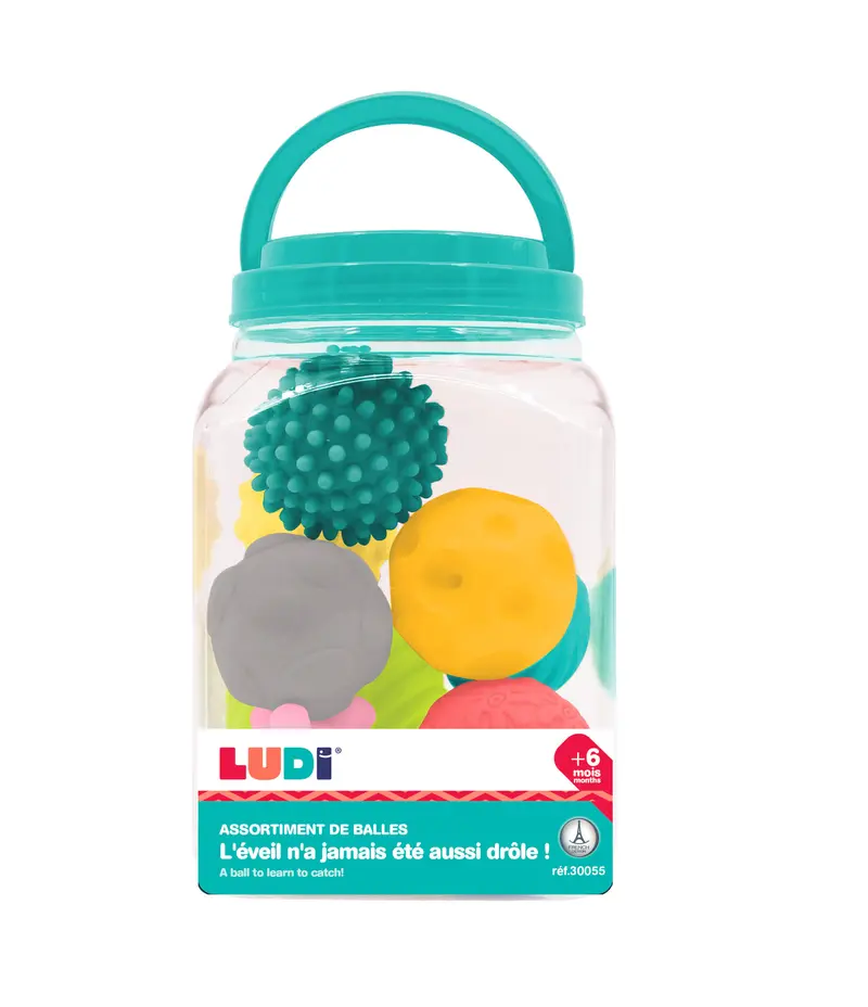 Bote Bolas Sensoriales - Ludi 130055