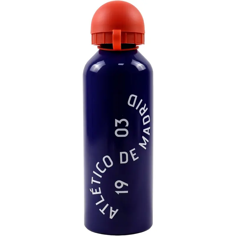 Botella de agua Atlético de Madrid 500 ml oficial | Cantimplora de aluminio azul deportiva