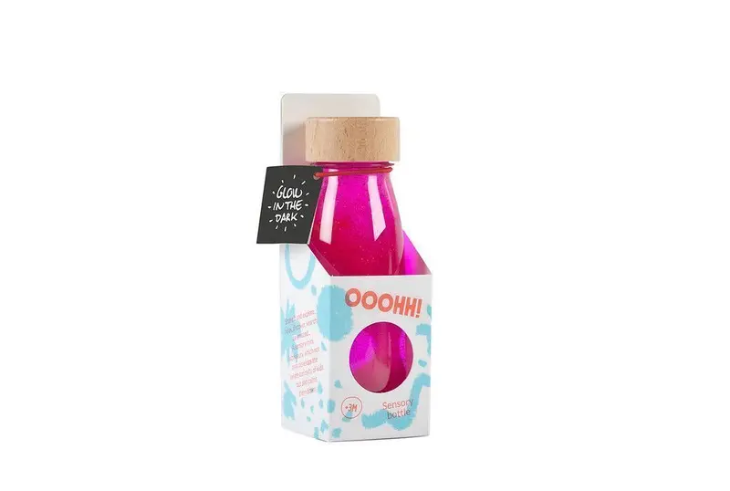 Botella sensorial - Float bottle FLÚO (varios colores) Petit Boum