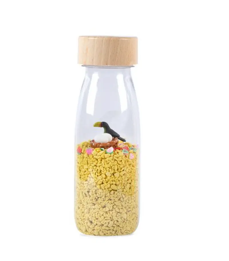 Botella sensorial Sound Toucan