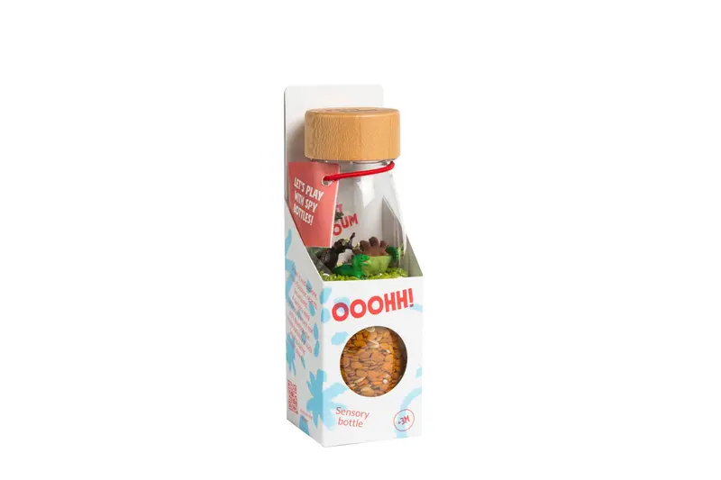 Botella sensorial - Spy Bottle Jurassic