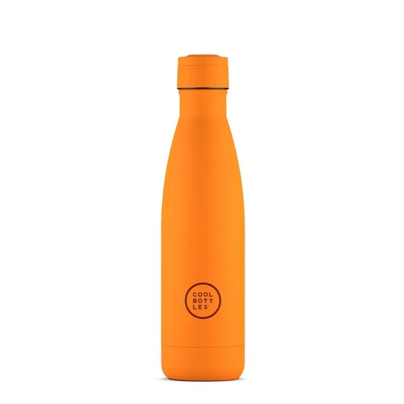 Botella térmica acero Vivid Orange 500ml - The Coolbottles