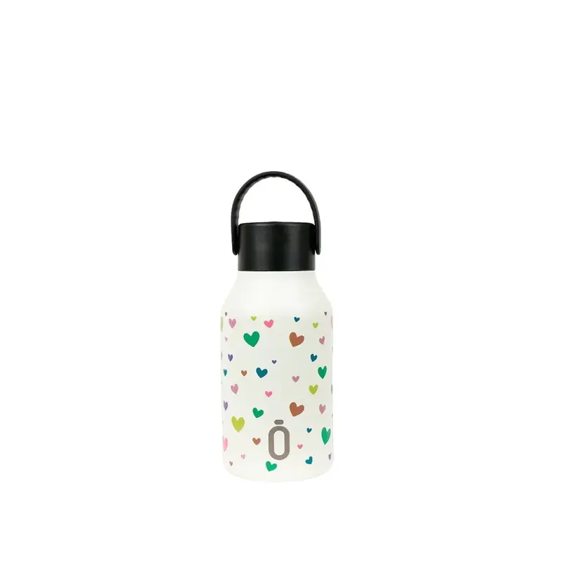 Botella Termo Acero inox Runbott Mii Confetti corazones 350 ml