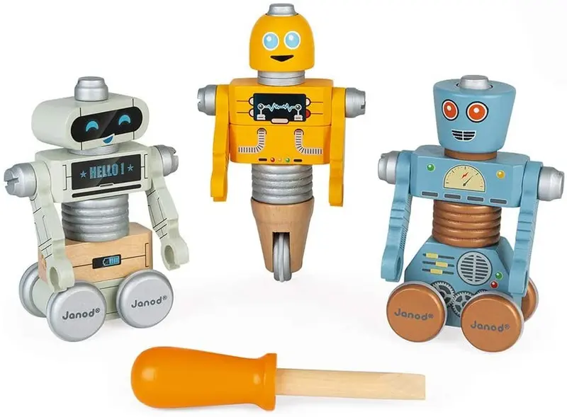 BRICO KIDS DIY ROBOTS - Janod J06473