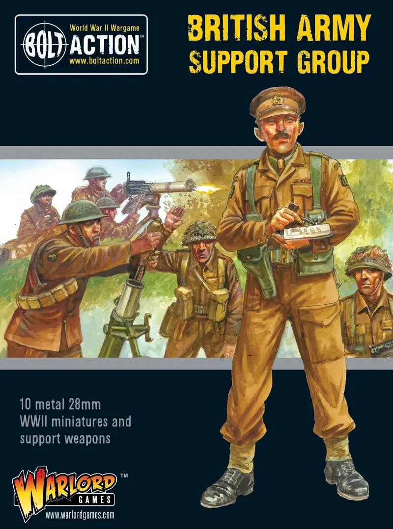 British Army Support Group (HQ, Mortar & MMG)