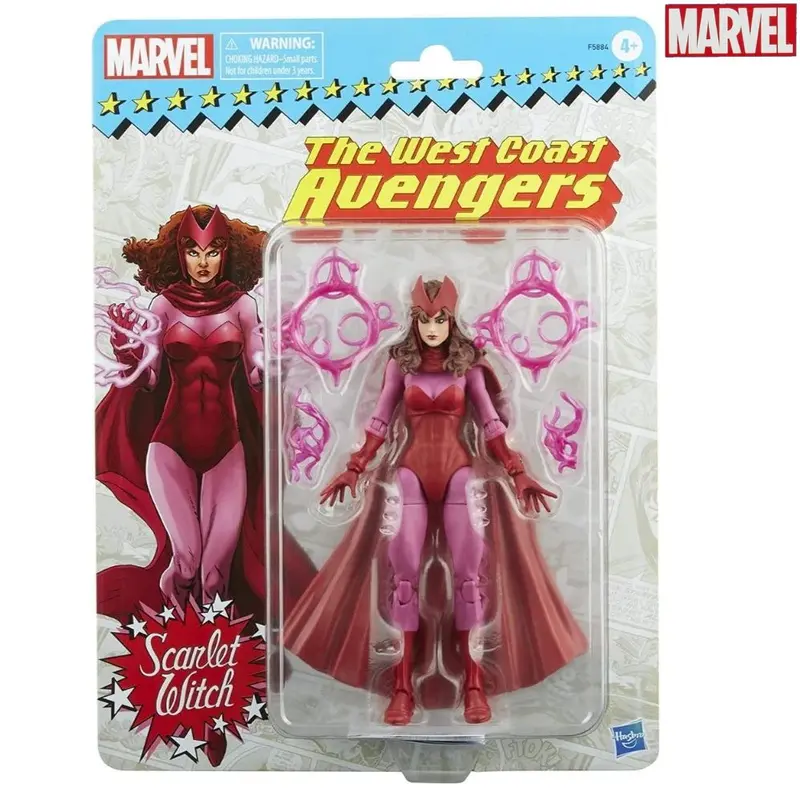 Bruja Escarlata figura Marvel Legends Avengers 15 cm retro
